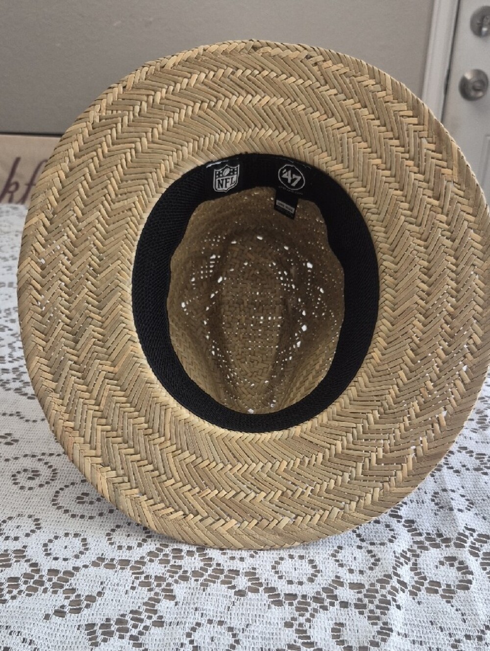47 Brand Raiders Straw Fedora - Picture 7 of 11